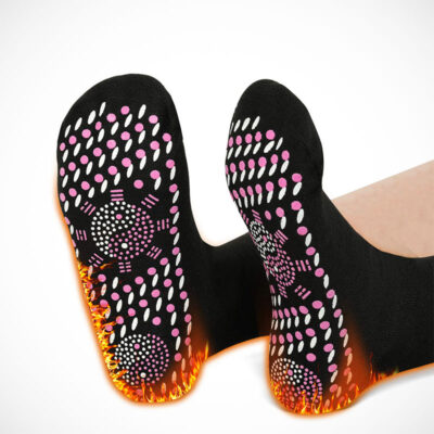 Self Heating Magnetic Socks