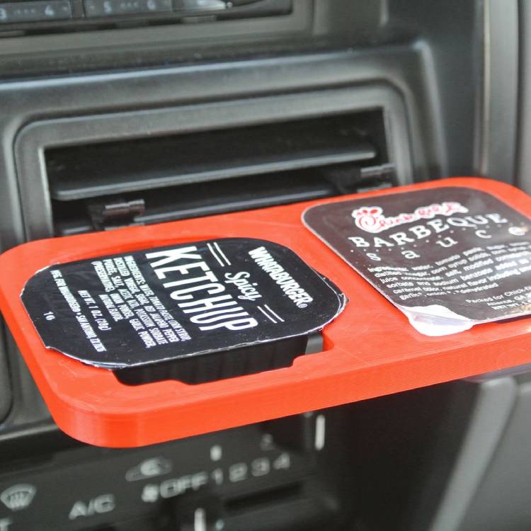 Sauce Double-Dipper Dip Clip For Cars