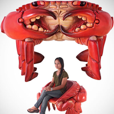 Giant King Crab Chair Statue