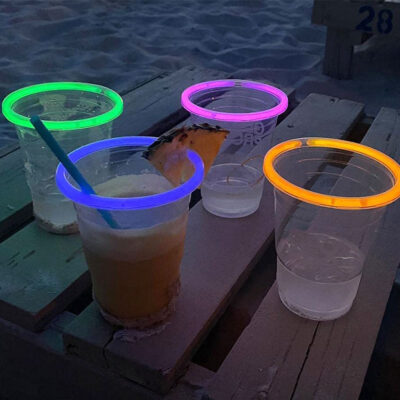 Glow in the Dark Rim Party Cups