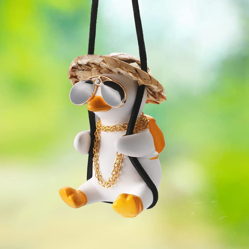 Cute Swinging Duck Car Hanging Ornament