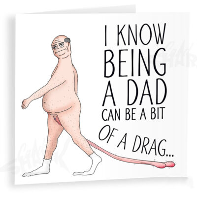 What a Drag.. Birthday Card for Dad