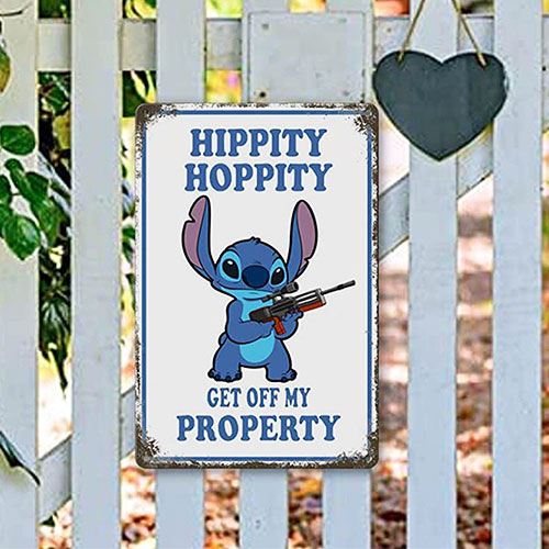 Hippity Hoppity Get Of My Property Cool Sign