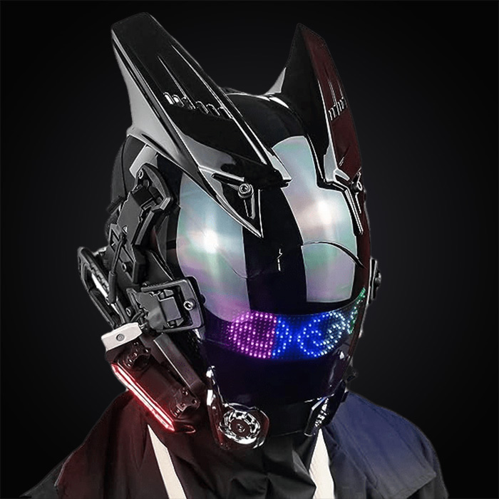 Futuristic Cyberpunk LED Mask