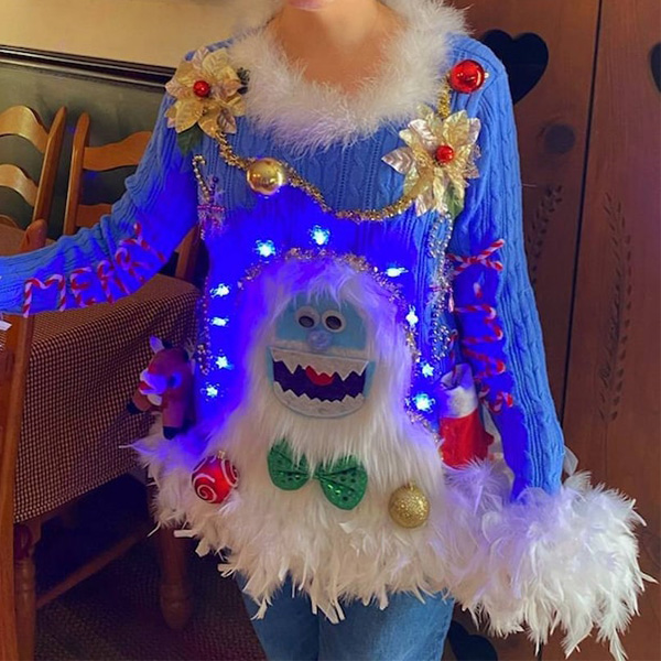 Abominable Snowman Ugly Sweater